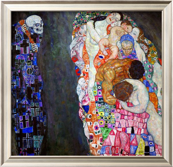 Life And Death - Gustav Klimt Painting